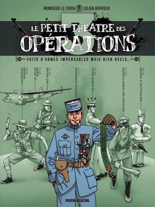 Couverture ebook de Le petit théâtre des opérations - Tome 3, de Julien Hervieux, Monsieur le chien