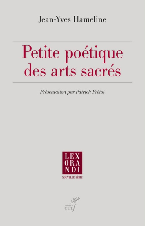 ebook cover of PETITE POÉTIQUE DES ARTS SACRÉS, by Jean-yves Hameline
