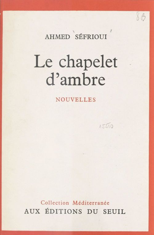ebook cover of Le chapelet d'ambre, by Ahmed Sefrioui