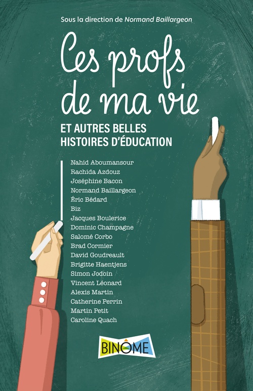 ebook cover of Ces profs de ma vie, by Normand Baillargeon