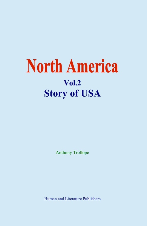 ebook cover of North America, by Anthony Trollope