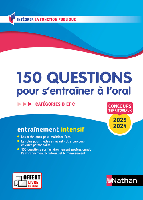 ebook cover of 150 questions pour s'entraîner à l'oral - 2023/2024 - EPUB, by Fabienne Geninasca