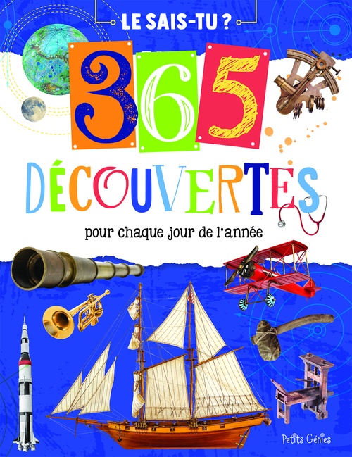 Couverture ebook de 365 découvertes pour chaque jour de l'année, de Danielle Robichaud