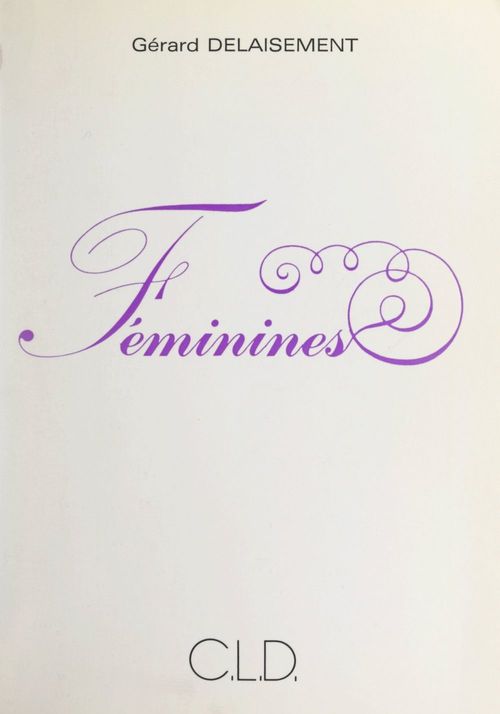 ebook cover of Féminines, by Gerard Delaisement