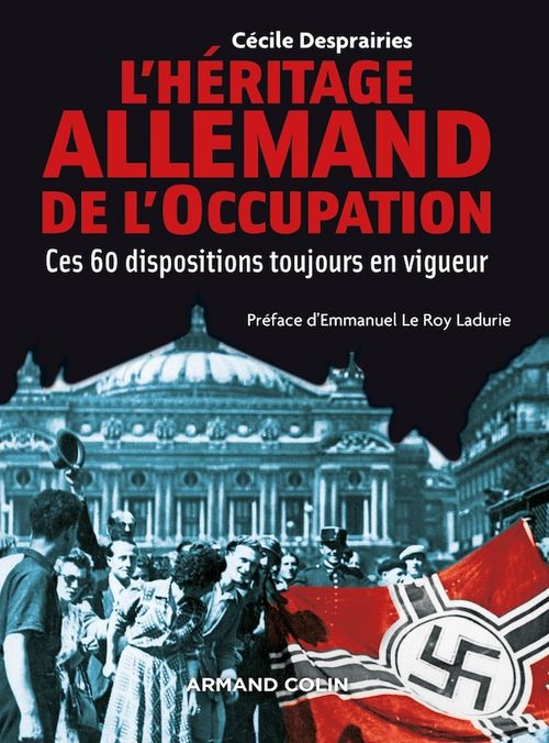 Couverture ebook de L'Héritage allemand de l'Occupation, de Cécile Desprairies