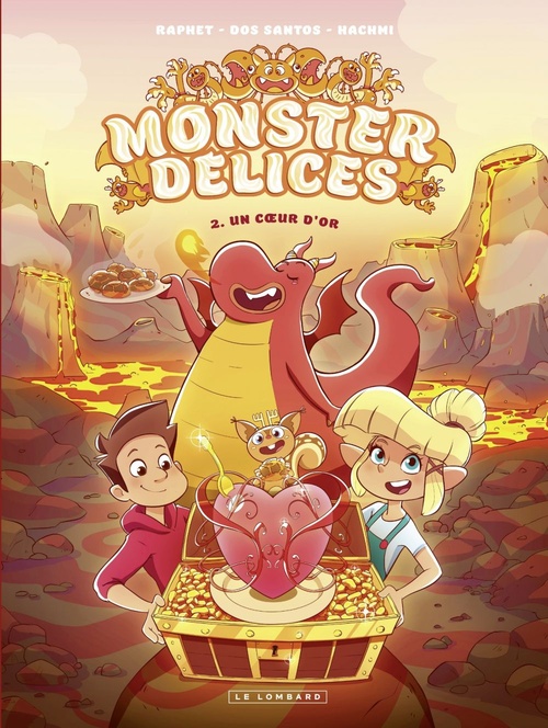Couverture ebook de Monster Délices - tome 2 - Un coeur d'or, de Sylvain Dos Santos, Mariam Hachmi, David Raphet