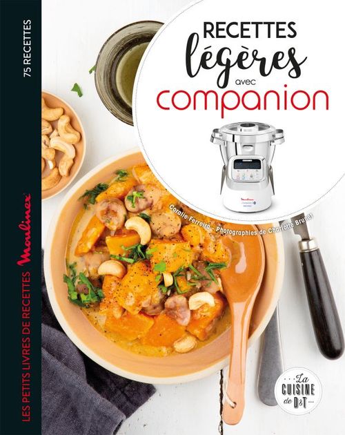 Couverture ebook de Companion recettes légères, de Coralie Ferreira