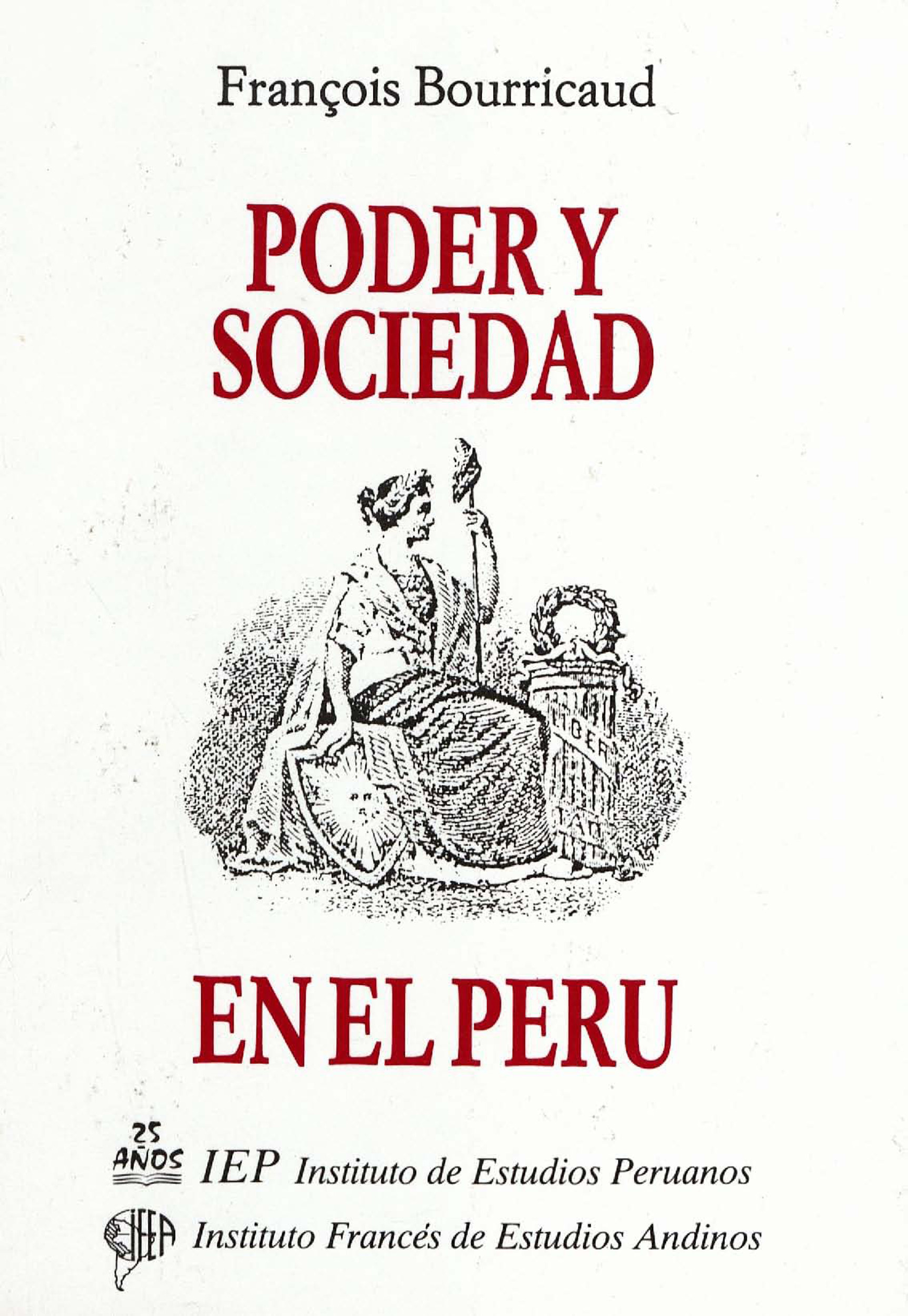 Couverture ebook de Poder y sociedad en el Perú, de François Bourricaud