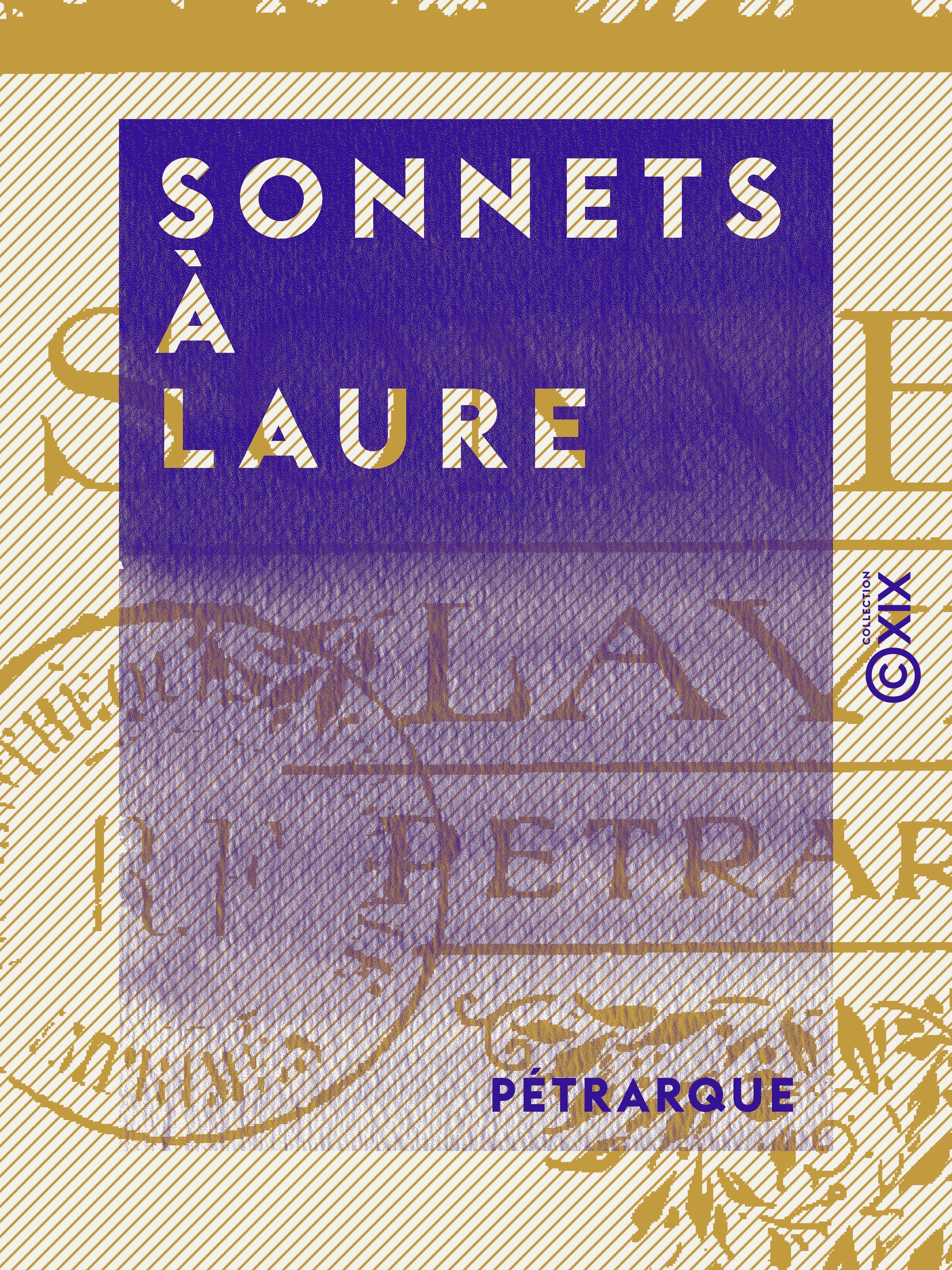 ebook cover of Sonnets à Laure, by Pétrarque