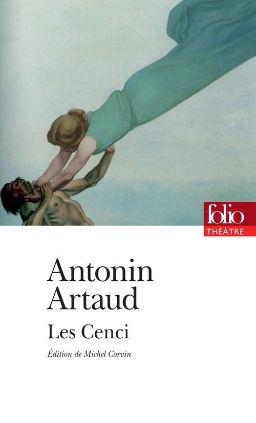 ebook cover of Les Cenci, by Antonin Artaud