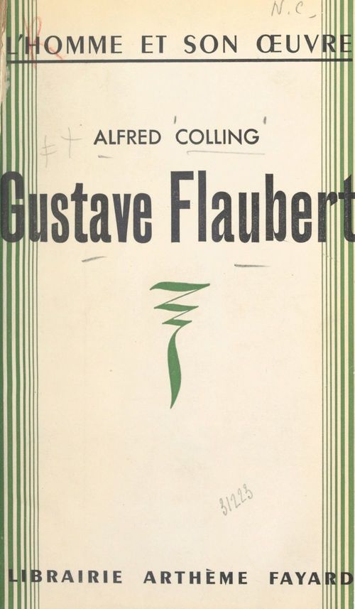 Couverture ebook de Gustave Flaubert, de Alfred Colling