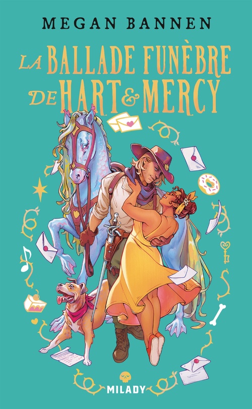 ebook cover of La Ballade funèbre de Hart et Mercy, by Megan Bannen
