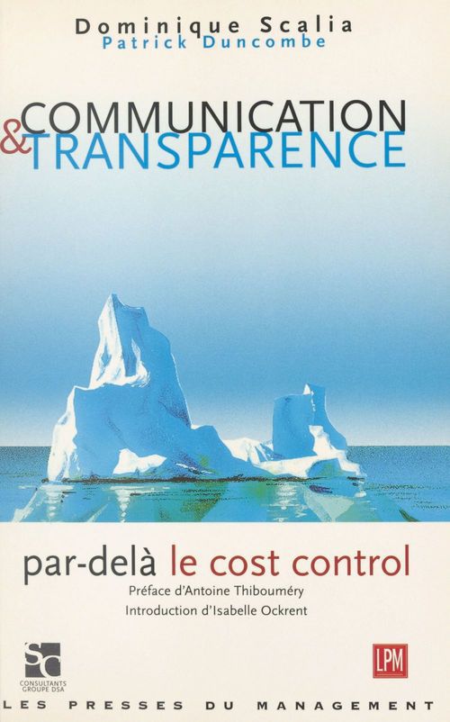 ebook cover of Communication et transparence : par-delà le cost control, by P Duncombe, D Scalia