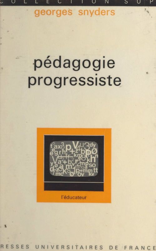 ebook cover of Pédagogie progressiste, by Georges Snyders