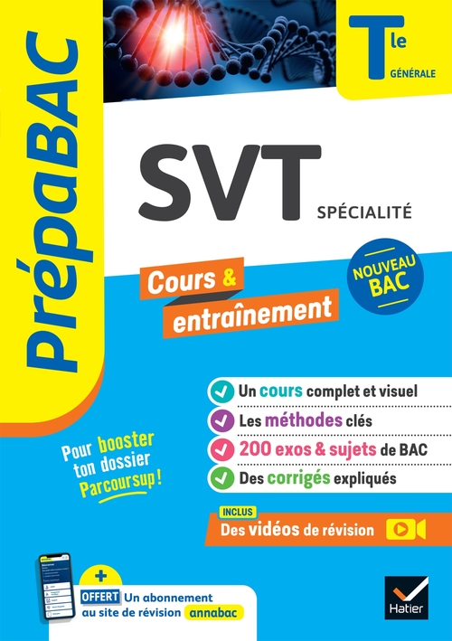 ebook cover of Prépabac - SVT Tle générale (spécialité) - Bac 2027, by Sébastien Castillo, Jonathan Faivre, Sabrina Gaillardou, Anne Le Nost, Hervé Mulard, Delphine Roumier, Bruno Vah