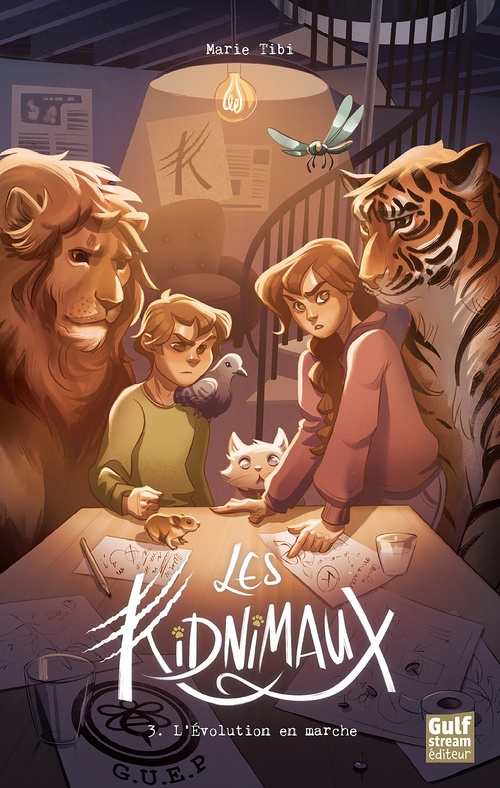 Couverture ebook de Les Kidnimaux - Tome 3 L'Evolution en marche, de Marie Tibi