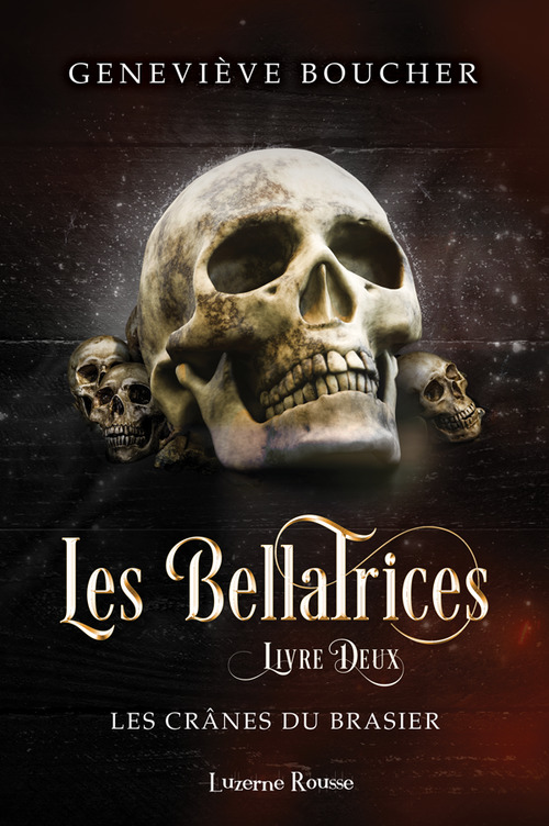 ebook cover of Les crânes du brasier, by Geneviève Boucher