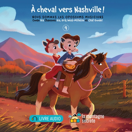 Couverture audiobook de À cheval vers Nashville !, de Bia Krieger