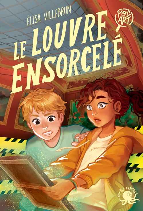 Couverture ebook de Pol'art - Le Louvre ensorcelé, de Elisa Villebrun, Laure Ngo