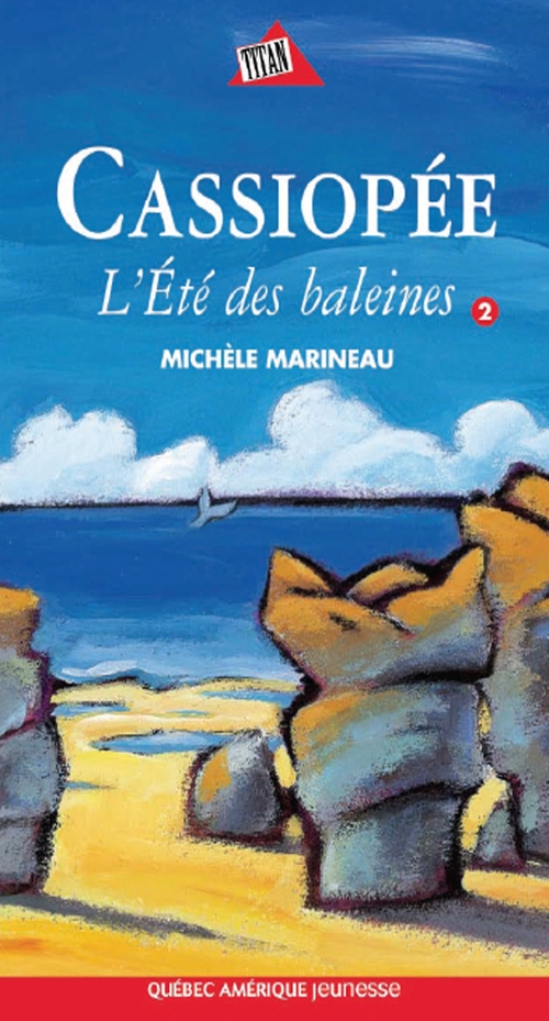 Couverture ebook de Cassiopée 2 - L'Été des baleines, de Michèle Marineau