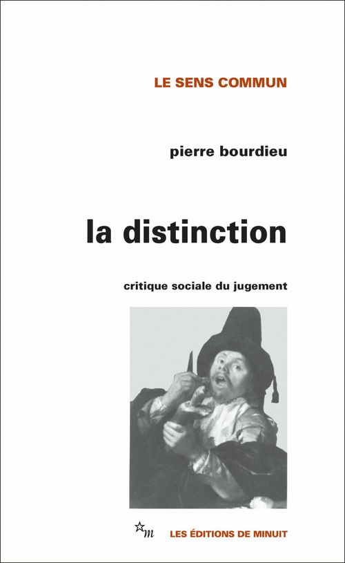 Couverture ebook de La Distinction, de Pierre Bourdieu