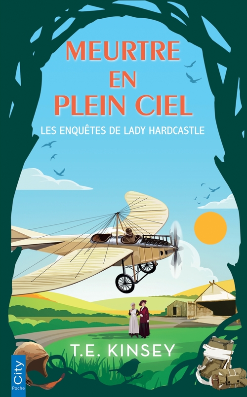 Couverture ebook de Meurtre en plein ciel, de T.E. Kinsey