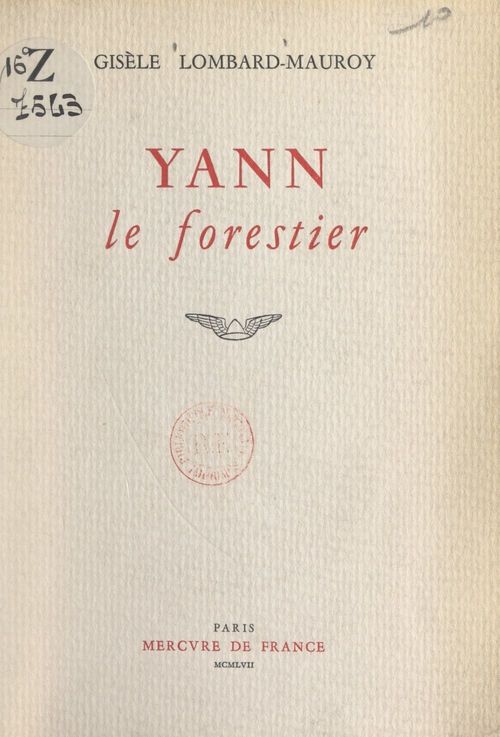 ebook cover of Yann le forestier, by Gisele Lombard-Mauroy
