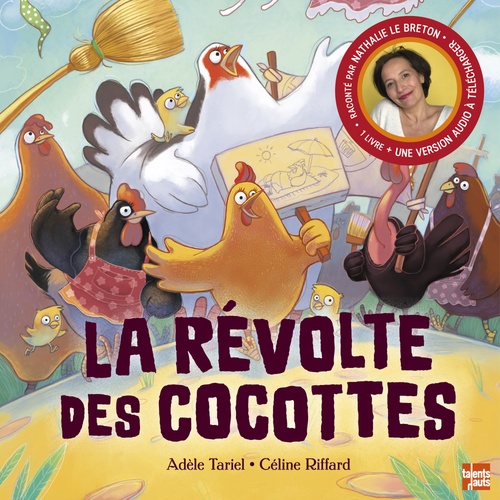 audiobook cover of La révolte des cocottes, by Adèle Tariel