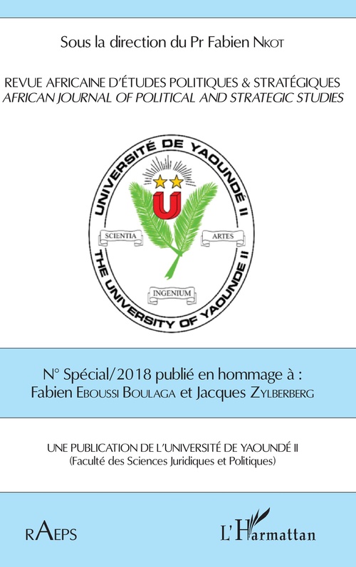 ebook cover of Revue africaine d'études politiques & stratégiques, by Collectif