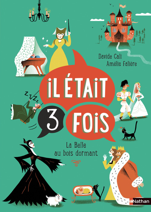 ebook cover of Il était 3 fois... La Belle au bois dormant, by Davide Cali