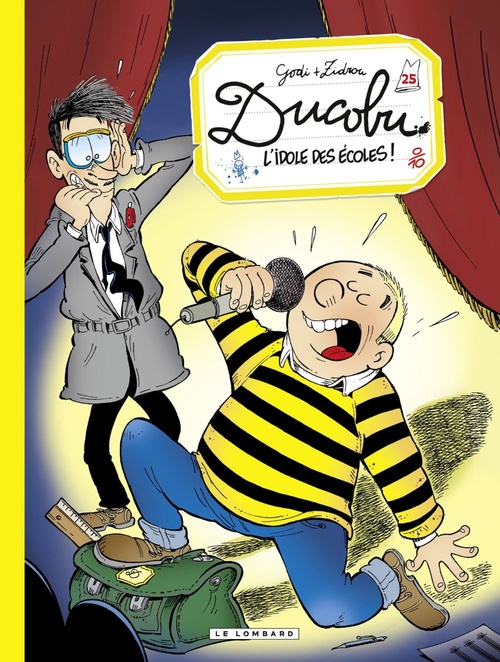 Couverture ebook de Ducobu  - Tome 25 - L'idole des écoles, de Zidrou, Godi
