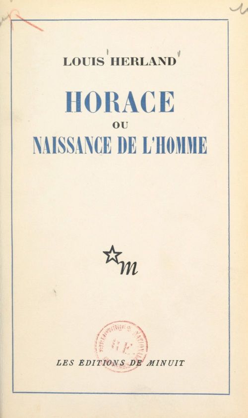 Couverture ebook de Horace, de Louis Herland