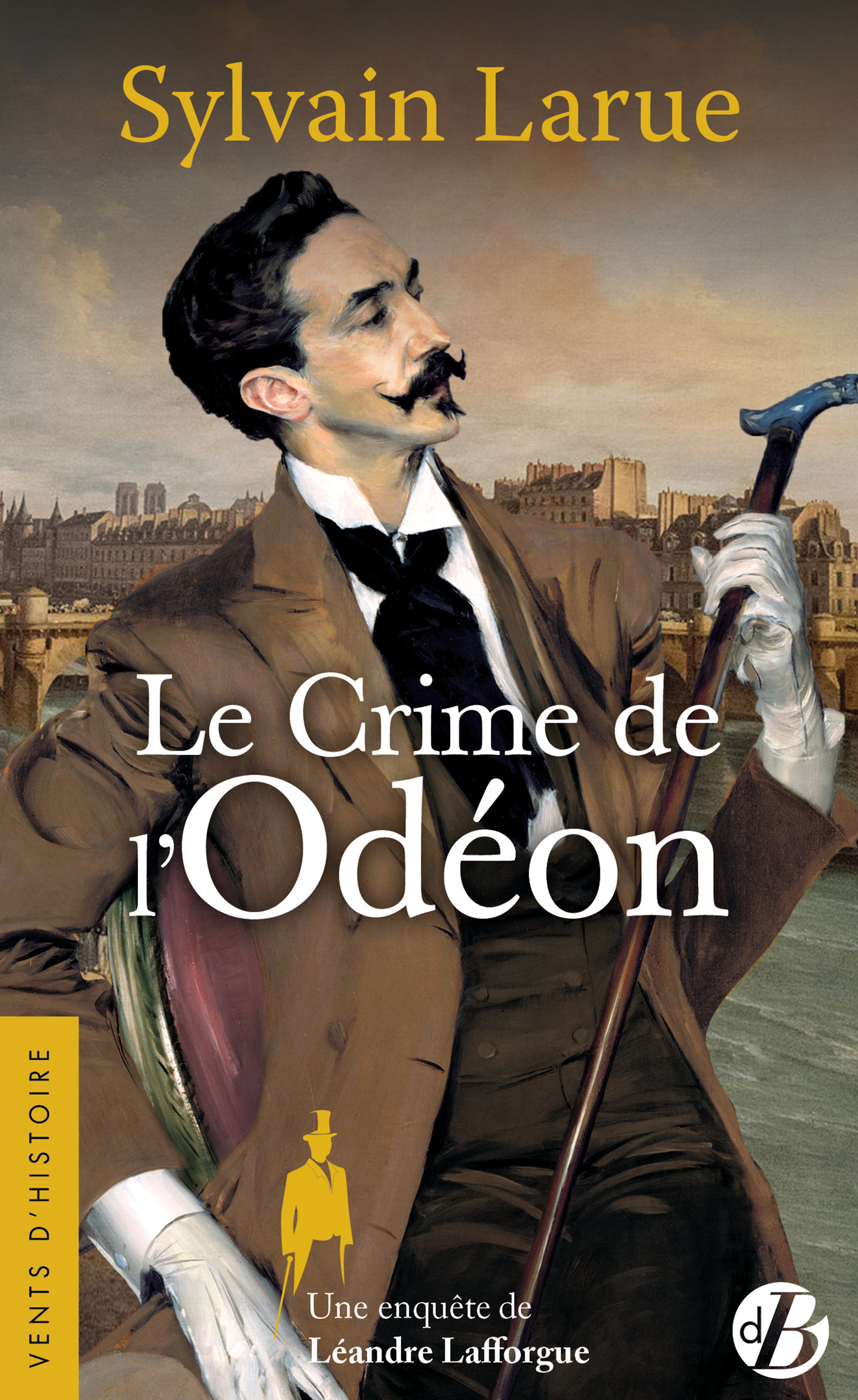 Couverture ebook de Le Crime de l'Odéon - Une enquête de Léandre Lafforgue , T3, de Sylvain Larue