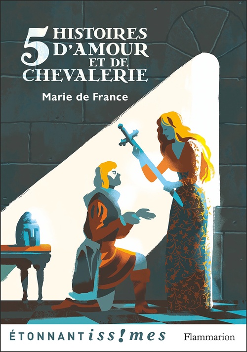 Couverture ebook de 5 Histoires d'amour et de chevalerie, de Marie de France