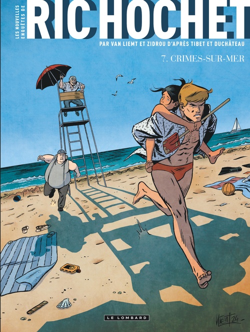 Couverture ebook de Les Nouvelles Enquêtes de Ric Hochet - Tome 7 - Crimes-sur-mer, de Zidrou