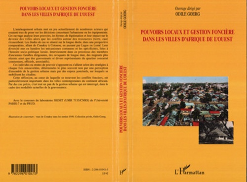ebook cover of Pouvoirs locaux et gestion foncière dans les villes d'Afrique de l'Ouest, by Odile Goerg