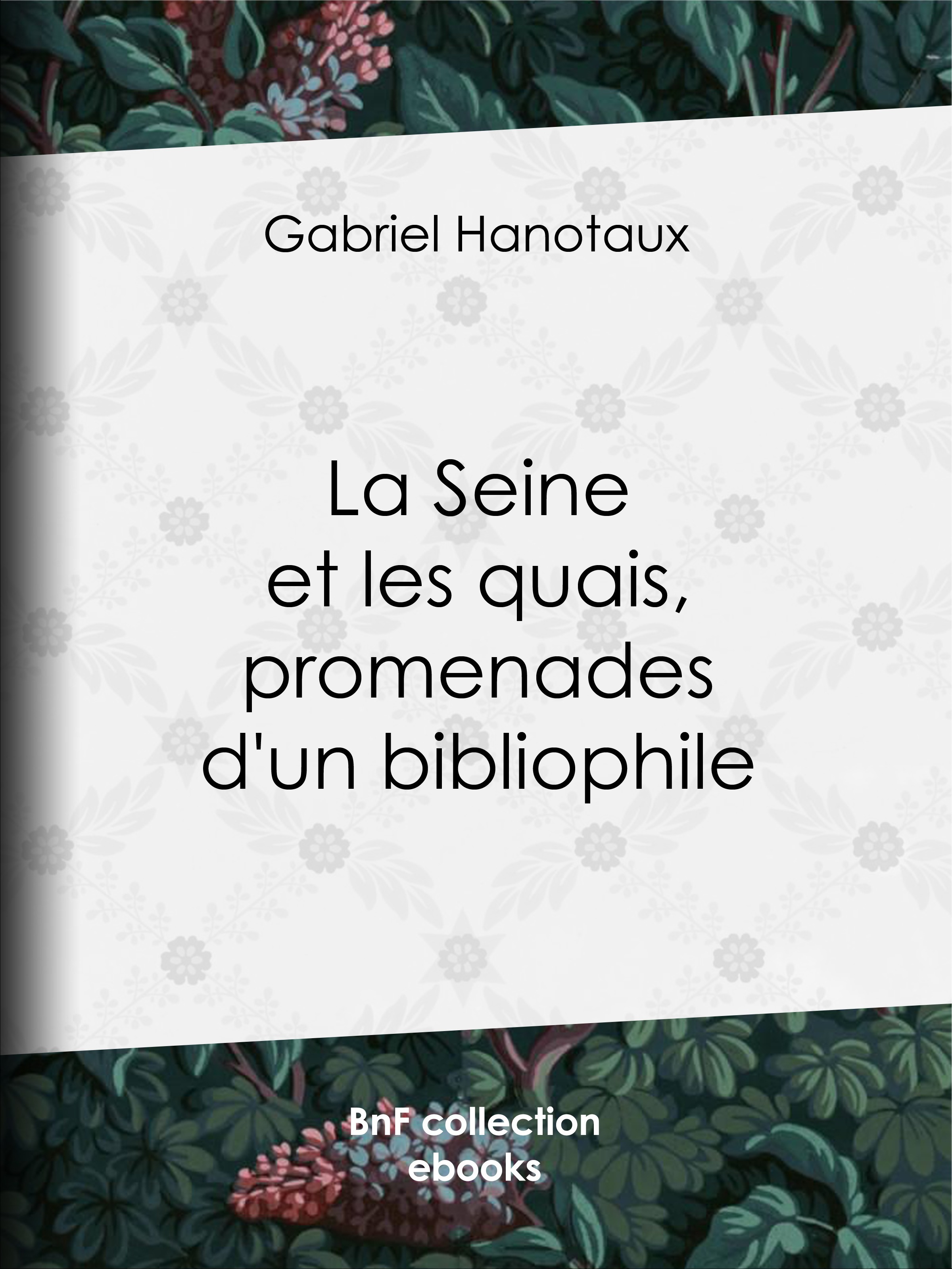 ebook cover of La Seine et les quais, promenades d'un bibliophile, by Gabriel Hanotaux