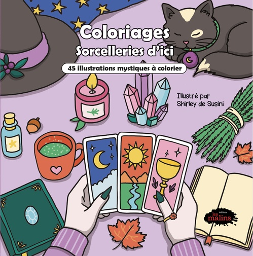 Couverture ebook de Coloriages : Sorcelleries d´ici, de Shirley De Susini