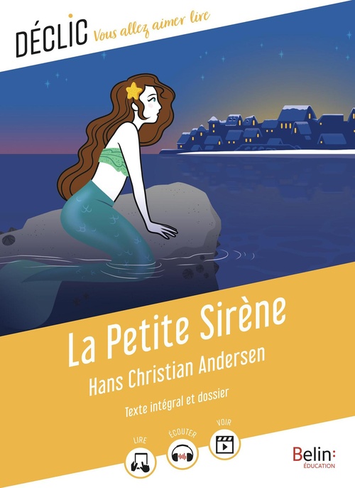 Couverture ebook de La Petite Sirène, de Hans Christian Andersen