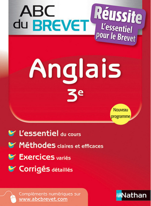 ebook cover of ABC du Brevet Réussite Anglais 3e, by Stéphane David