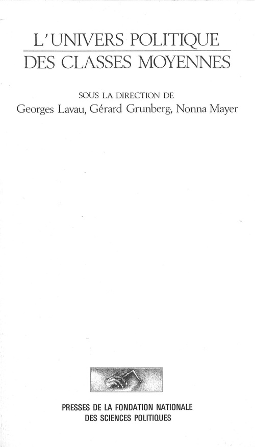 ebook cover of L'univers politique des classes moyennes, by Collectif