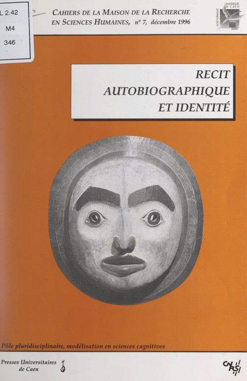 Couverture ebook de Récit autobiographique et identité, de Pole Pluridisciplinaire Modelisation En