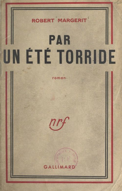 ebook cover of Par un été torride, by Robert Margerit