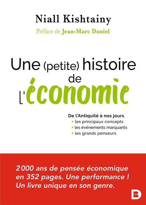 ebook cover of Une (petite) histoire de l'économie, by Niall Kishtainy
