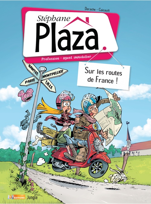 Couverture ebook de Stéphane Plaza - Tome 3 - Sur les routes de France, de Jérôme Derache, Frédéric Coicault