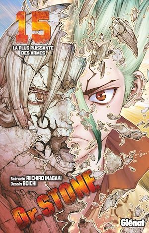 Couverture ebook de Dr. Stone - Tome 15, de Riichirô Inagaki, Boichi