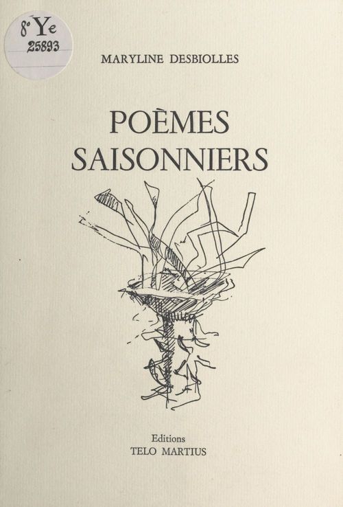 ebook cover of Poèmes saisonniers, by Maryline Desbiolles