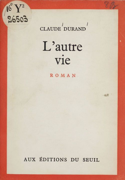ebook cover of L'autre vie, by Claude Durand