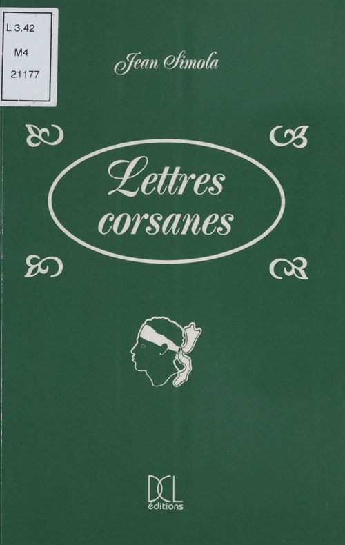 Couverture ebook de Lettres corsanes, de Simola