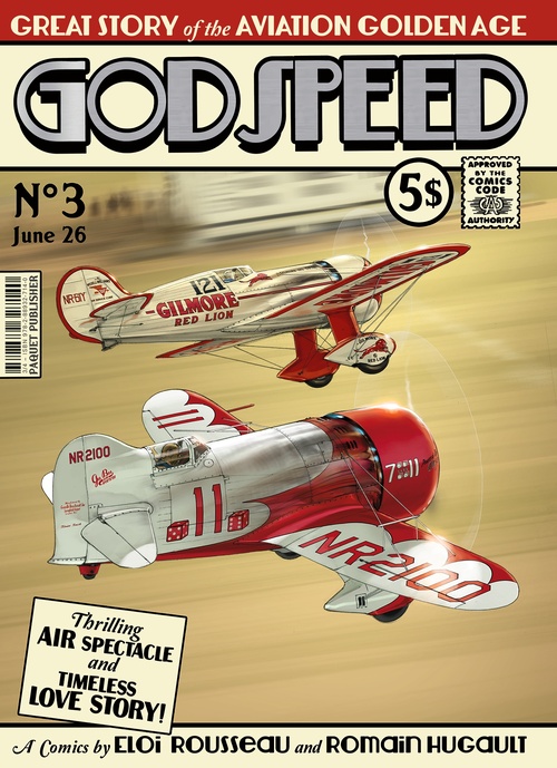 Couverture ebook de GODSPEED 3/4, de Romain Hugault